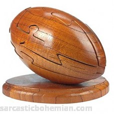 Project Genius Ultimate Sports Puzzle-Trivia Combination Football Wooden B079J6NF4D